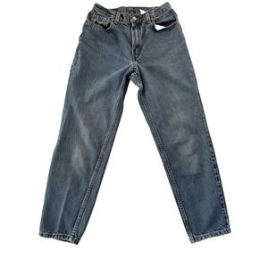 VTG Levis 550 Jeans Women's 8 Regular S Blue Medium Wash Y2K Relaxed Fit Tapered